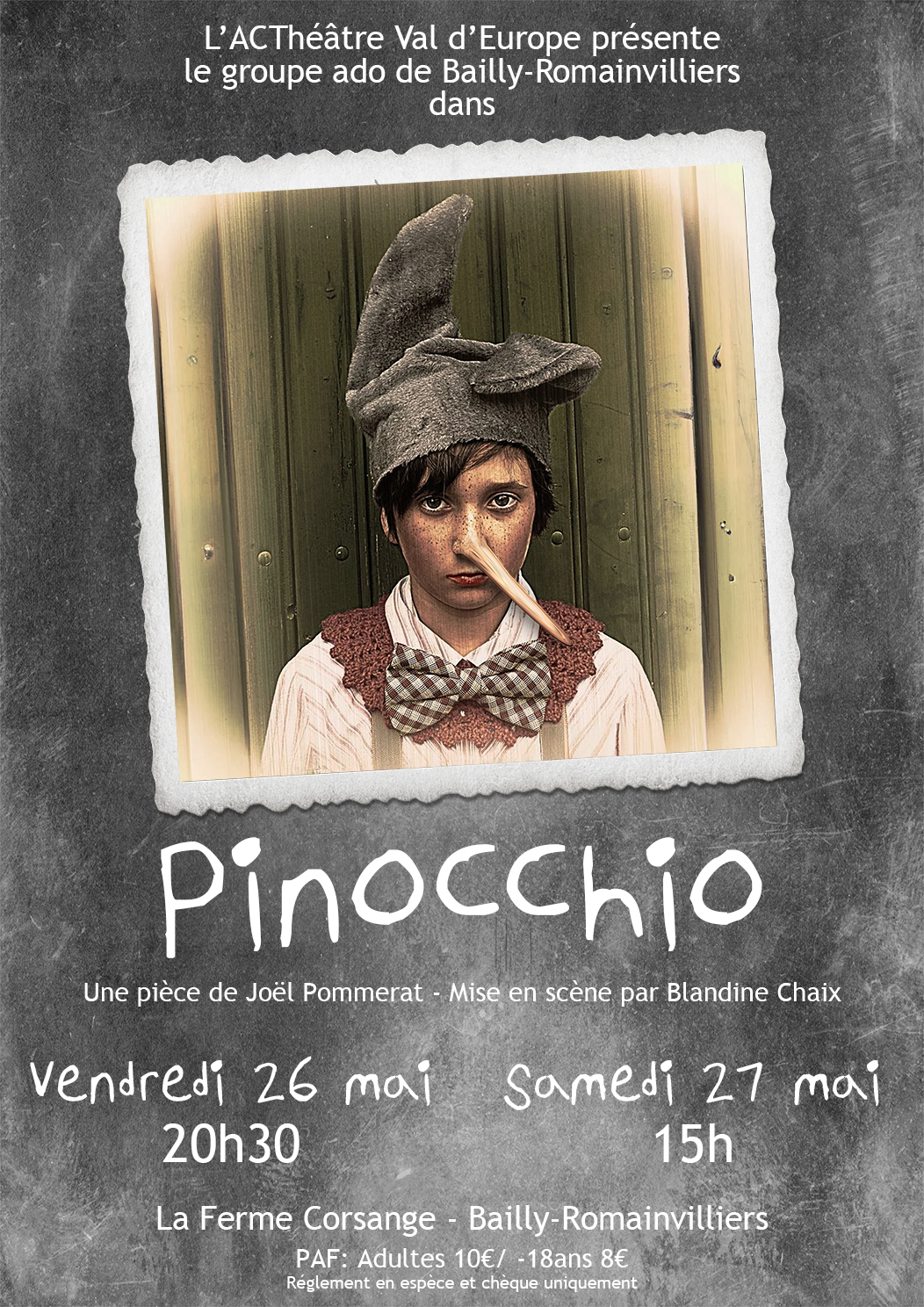 Pinocchio - ACThéâtre Val d'Europe