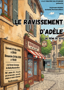 Affiche du spectacle Le Ravissement d'Adèle